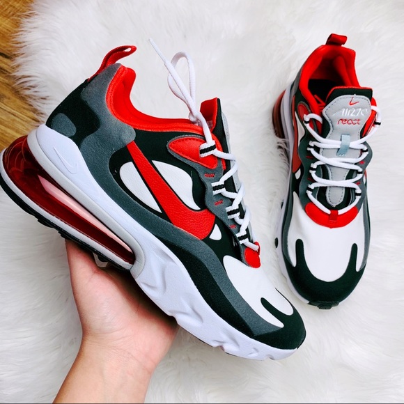 Nike Shoes Nike Air Max 27 React Black White Red Poshmark
